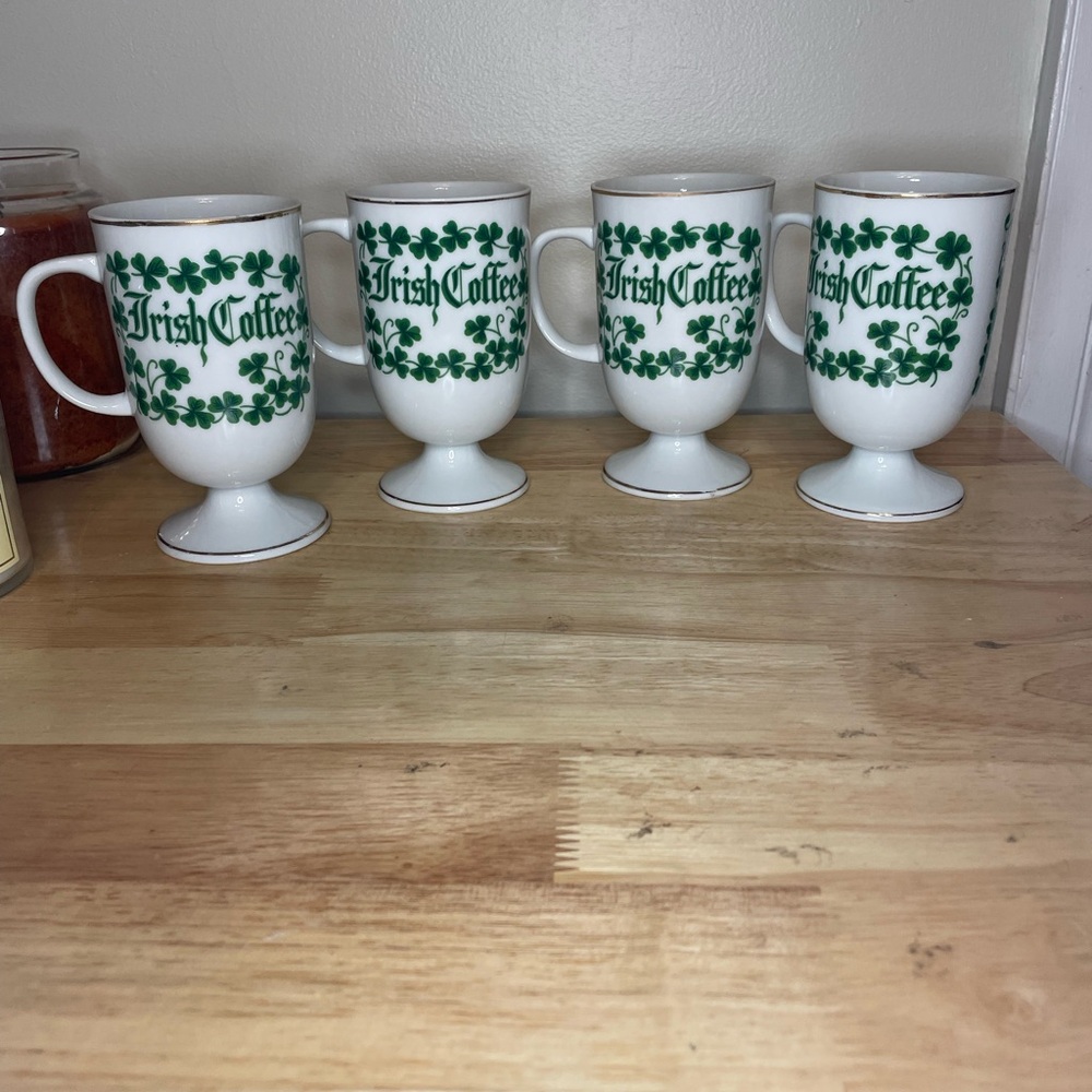 Vintage Irish coffee cups